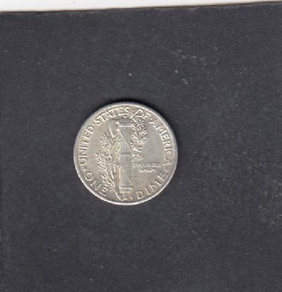 Beschrijving: 1 Dime MERCURY